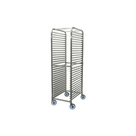 Winco Dwl Industries Co Winco 30-Tier Aluminum Rack W/ Brake ALRK-30BK